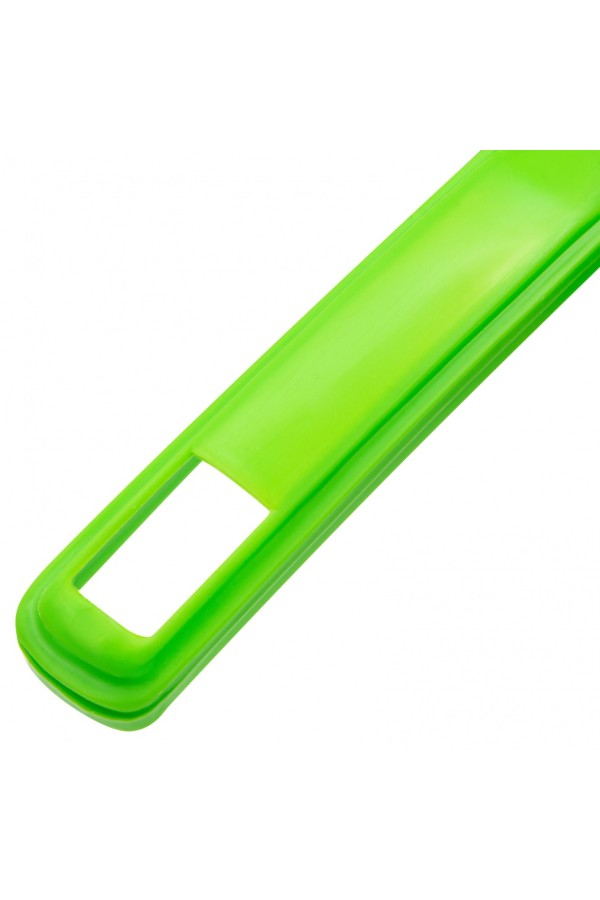 Набор: совок с кромкой 330 x 225 мм и щетка-сметка 285 мм, зеленый, Home Palisad