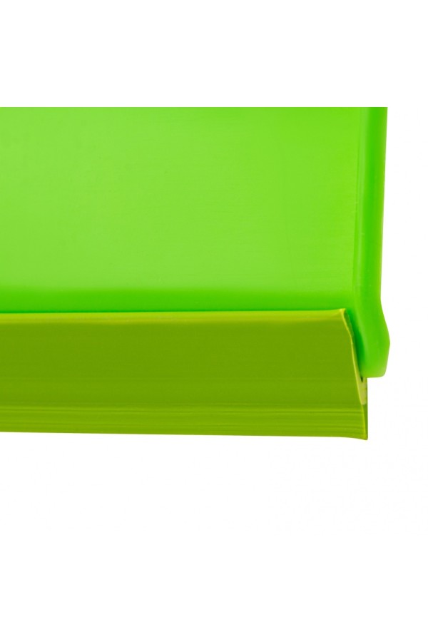 Набор: совок с кромкой 330 x 225 мм и щетка-сметка 285 мм, зеленый, Home Palisad