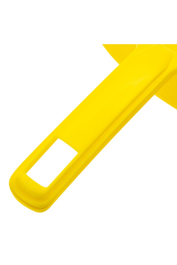 Набор: совок с кромкой 330 x 225 мм и щетка-сметка 285 мм, желтый, Home Palisad