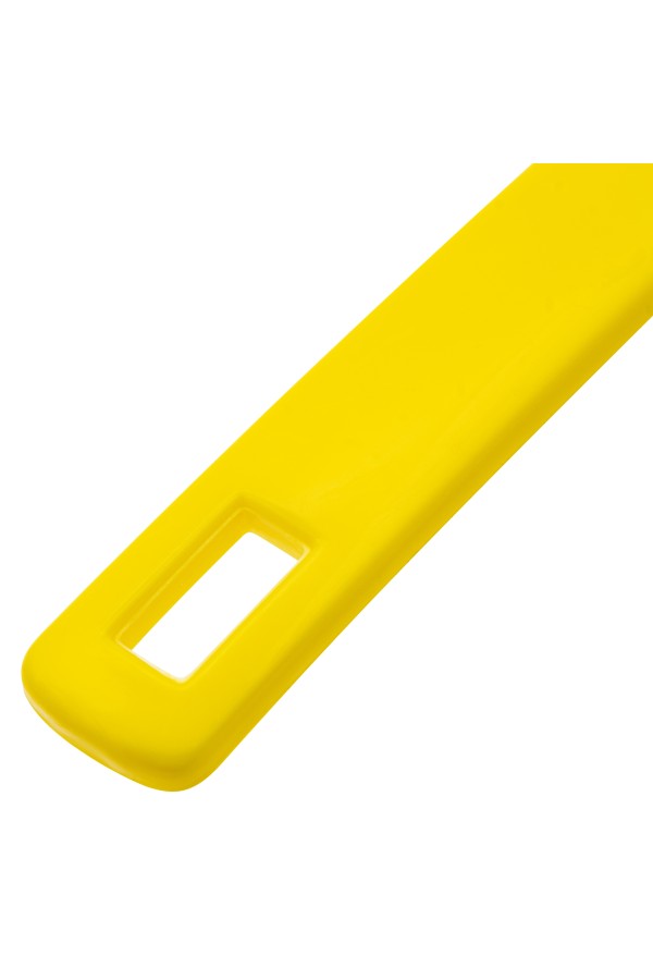 Набор: совок с кромкой 330 x 225 мм и щетка-сметка 285 мм, желтый, Home Palisad