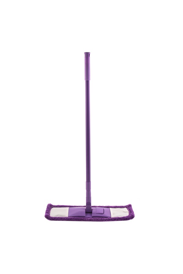 Швабра, 120 см, с пластиковой складной подошвой, насадка микрофибра, телескопическая рукоятка, Light Elfe