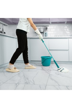 Швабра отжимная скручиванием 120 см, насадка из микрофибры, 120 г, Home Palisad