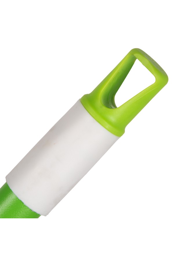 Щетка пластмассовая для подметания пола, 27 см, c черенком, 120 см, салатовая щетина, Home Palisad