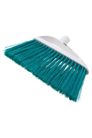 Щетка пластмассовая для подметания пола, премиум, 23 см, без черенка, бирюзовая щетина, Home Palisad