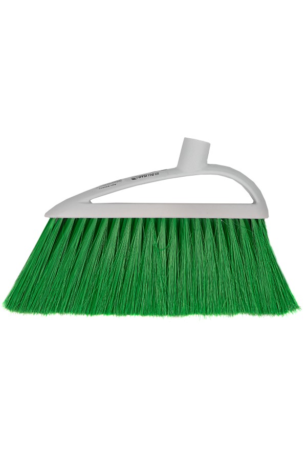 Щетка пластмассовая для подметания пола, премиум, 23 см, без черенка, салатовая щетина, Home Palisad