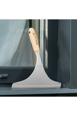 Водосгон оконный 235х230 мм, бамбуковая рукоятка, Home Palisad