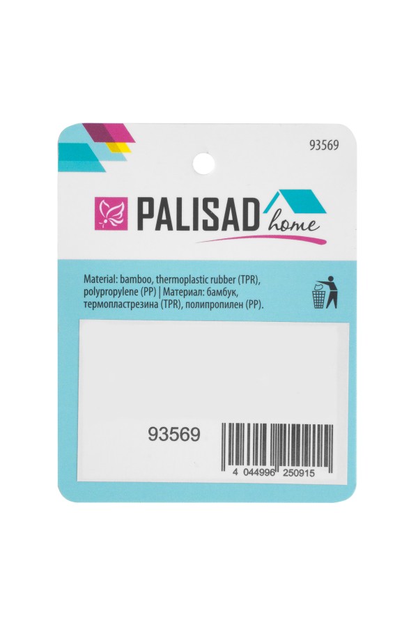 Водосгон оконный 235х230 мм, бамбуковая рукоятка, Home Palisad