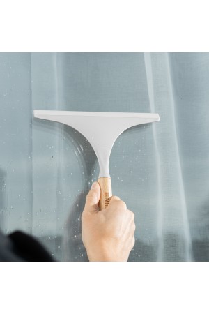 Водосгон оконный 235х230 мм, бамбуковая рукоятка, Home Palisad