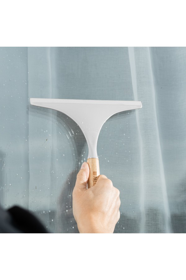 Водосгон оконный 235х230 мм, бамбуковая рукоятка, Home Palisad