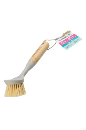 Щетка для посуды круглая d 60х230 мм, бамбуковая рукоятка, Home Palisad