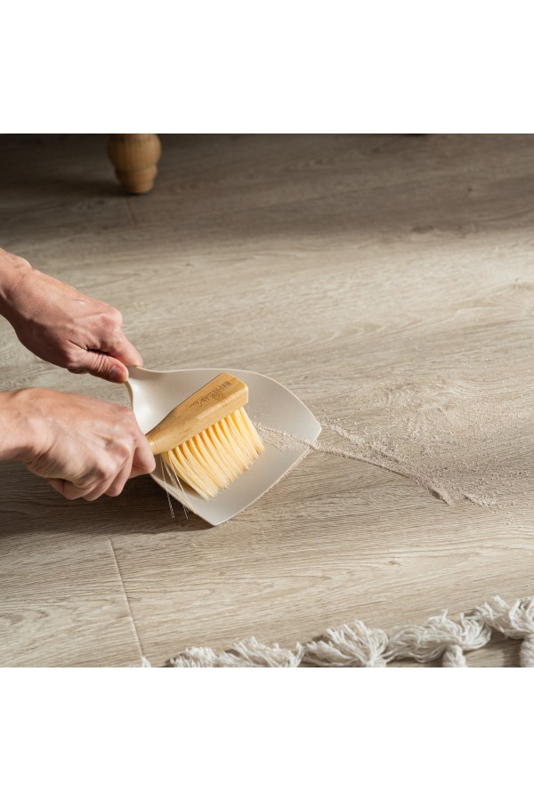 Набор: совок 290x190 мм и бамбуковая щетка-сметка 220 мм, Home Palisad