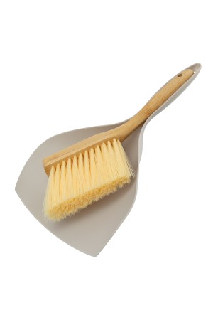 Набор: совок 290x190 мм и бамбуковая щетка-сметка 220 мм, Home Palisad