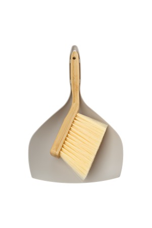 Набор: совок 290x190 мм и бамбуковая щетка-сметка 220 мм, Home Palisad