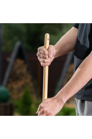 Щетка бамбуковая для подметания пола 26, 5 см с черенком, 117 см, Home Palisad