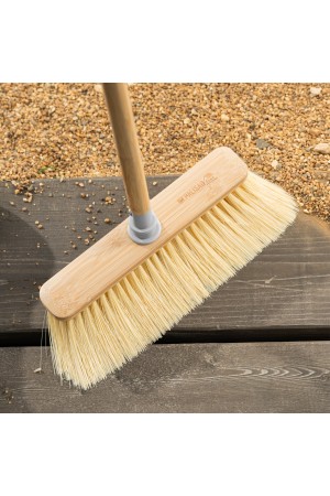 Щетка бамбуковая для подметания пола 26, 5 см с черенком, 117 см, Home Palisad