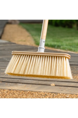 Щетка бамбуковая для подметания пола 26, 5 см с черенком, 117 см, Home Palisad