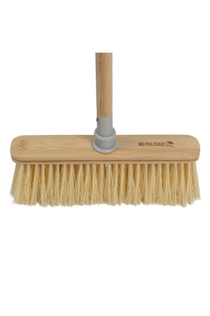 Щетка бамбуковая для подметания пола 26, 5 см с черенком, 117 см, Home Palisad