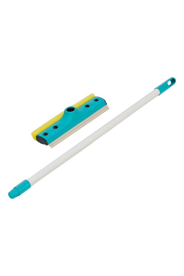 Щетка-окномойка с водосгоном, пластиковый черенок, 640х220 мм, Home Palisad