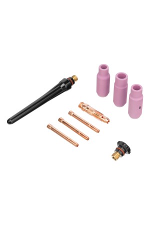 Горелка сварочная TIG WP17V, прямое подключение к баллону, 4 метра Denzel