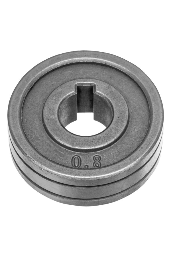 Подающий ролик, V профиль под стальную проволоку 0,8-1мм, 2 шт Denzel