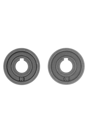 Подающий ролик, V профиль под стальную проволоку 0,8-1мм, 2 шт Denzel