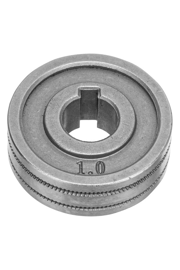 Подающий ролик, зубчатый профиль под флюсовую проволоку 0,8-1мм, 2 шт Denzel