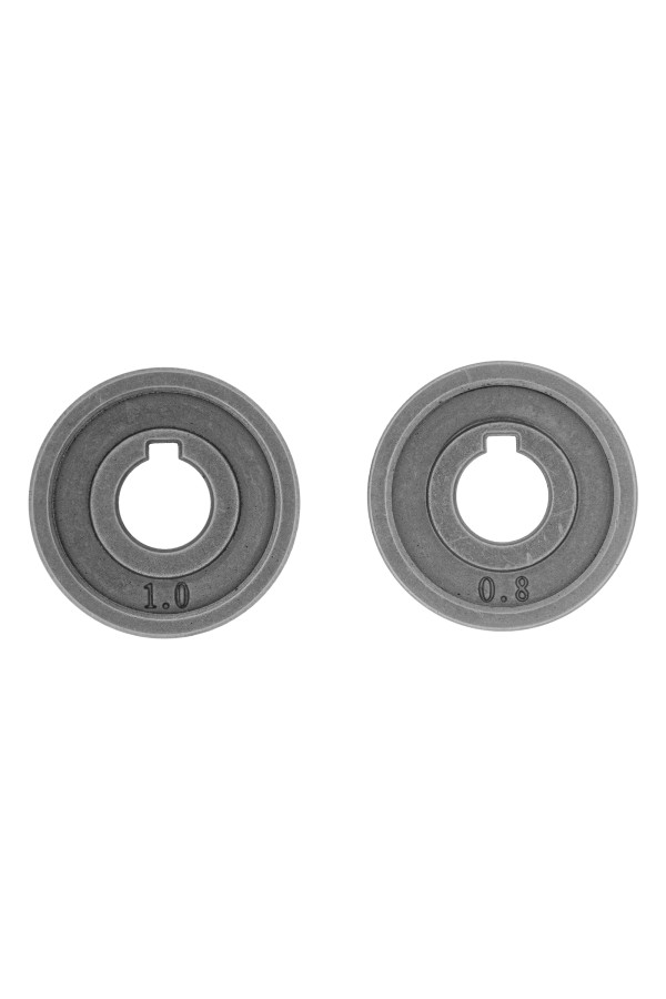 Подающий ролик, зубчатый профиль под флюсовую проволоку 0,8-1мм, 2 шт Denzel