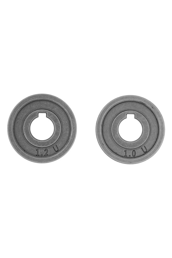 Подающий ролик, U профиль под алюминиевую проволоку 1,0-1,2 мм, 2 шт Denzel