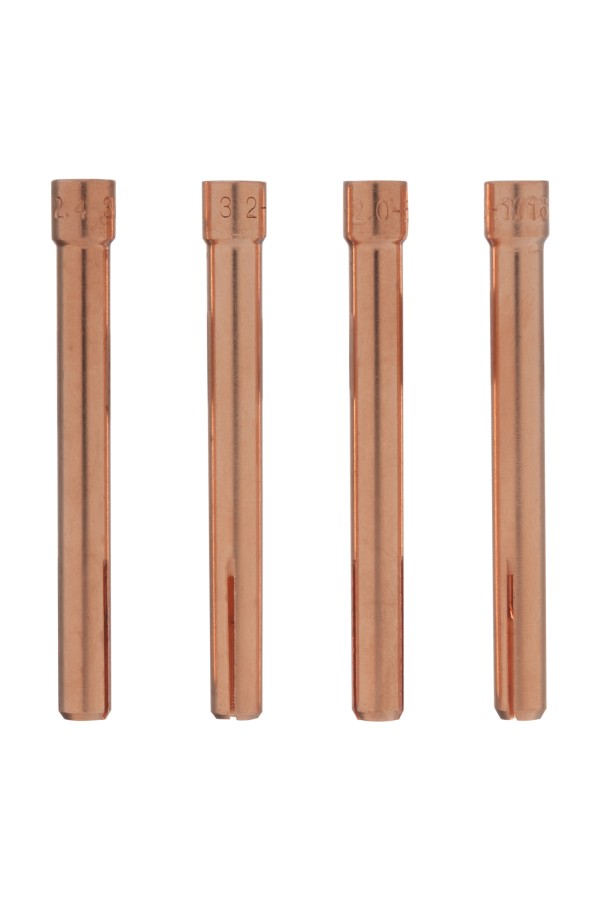 Набор цанг для электрода 1,6мм, 2,0мм, 2,4мм, 3,2 мм Denzel