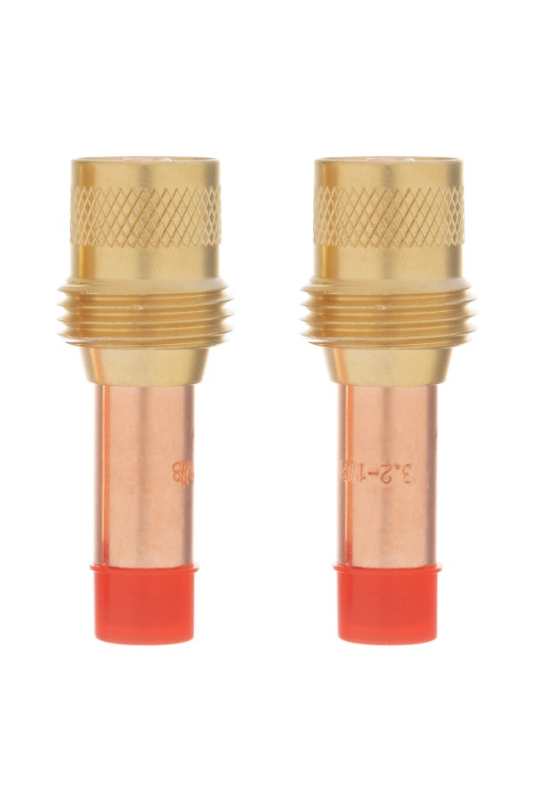 Держатель цанги с газовой линзой для электрода 2,4 мм, 2 шт Denzel