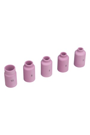 Набор керамических сопел для газовой линзы № 5, 6, 7, 8, 10 Denzel