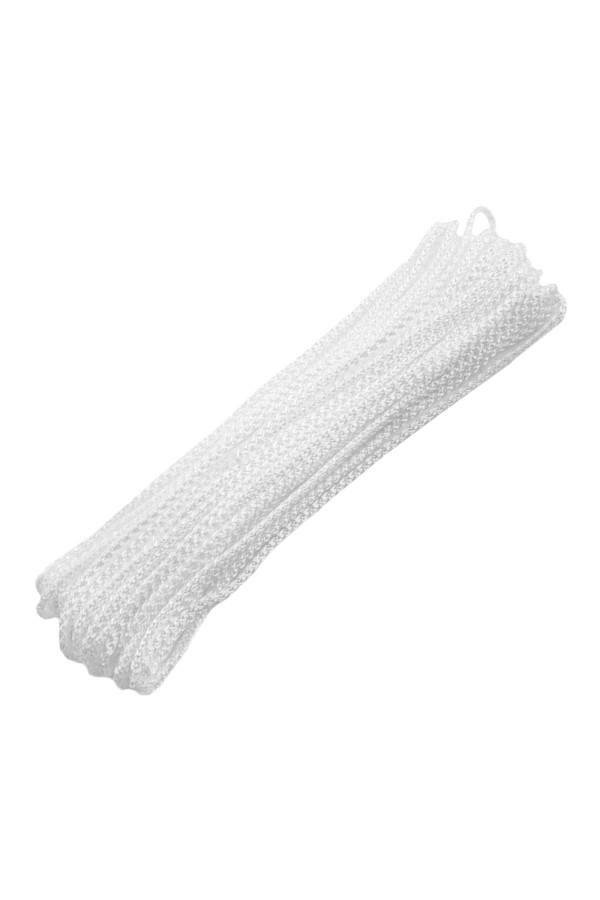 Шнур бельевой полипропиленовый с сердечником, 3 мм, L 15 м, белый, Home Palisad