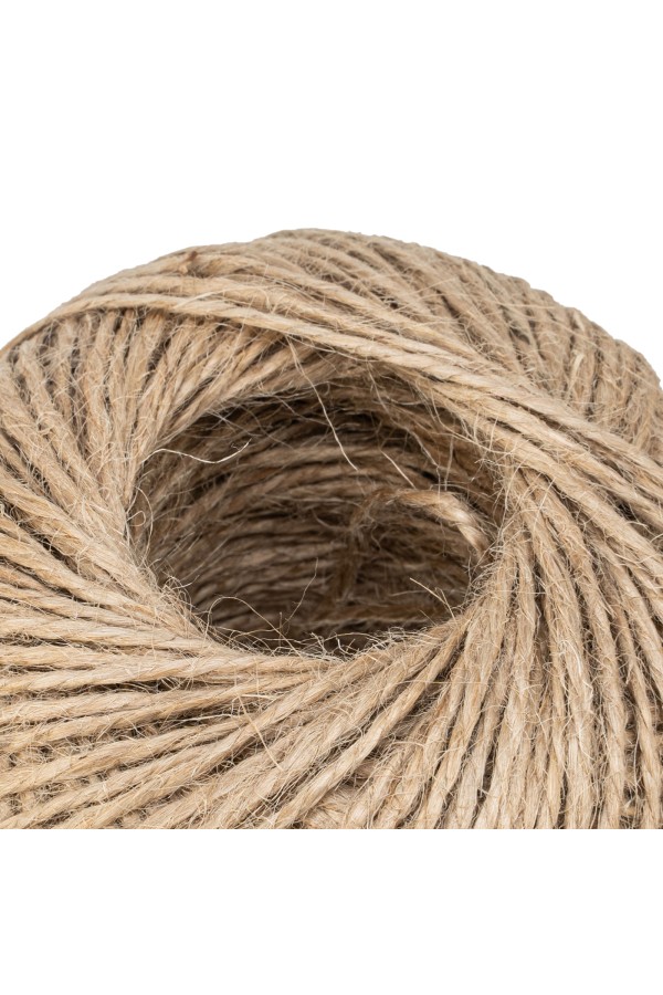 Шпагат джутовый, 1 мм, L 140 м, 2-ниточный, Сибртех