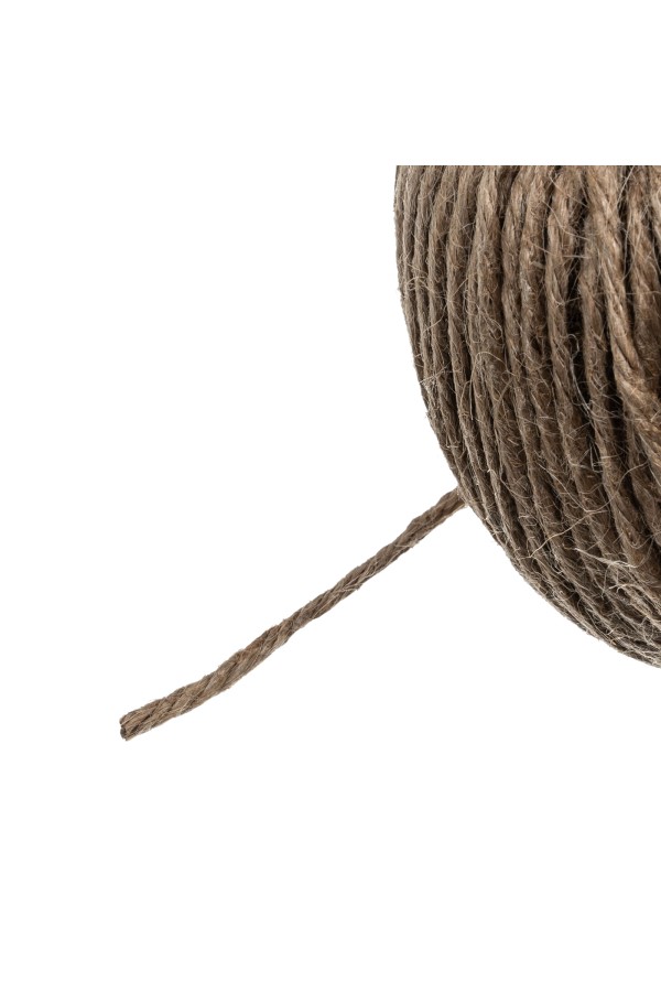 Шпагат джутовый, 2.5 мм, L 60 м, 5-ниточный , Сибртех