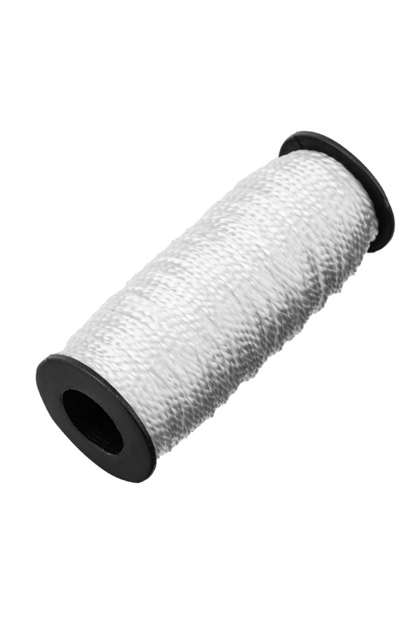 Шнур кручёный капроновый, 2 мм, L 50 м, на катушке, Сибртех