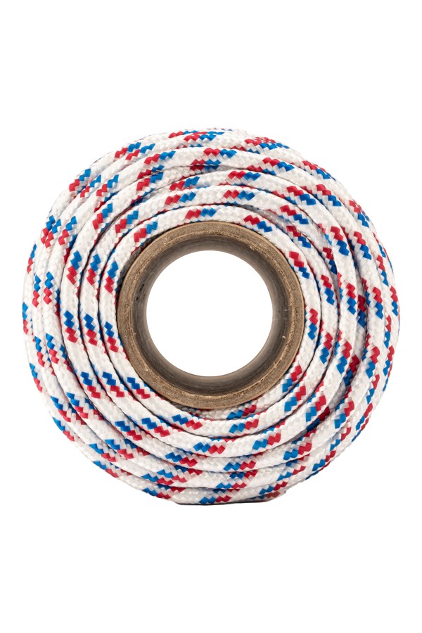 Фал плетёный полипропиленовый с сердечником, 8 мм, L 100 м, 16-прядный, Сибртех