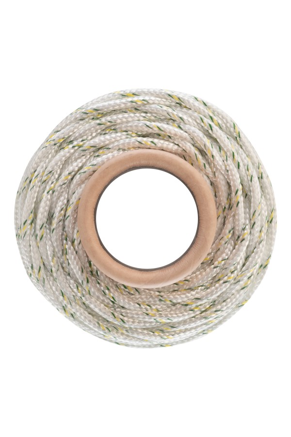 Фал плетёный капроновый с сердечником, 6 мм, L 100 м, 16-прядный, Сибртех