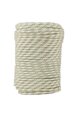 Фал плетёный капроновый с сердечником, 10 мм, L 100 м, 24-прядный, Россия Сибртех