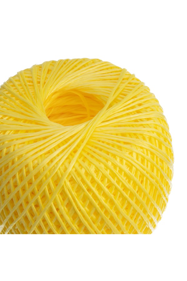 Шпагат полипропиленовый желтый, 1.7 мм, L400 м, Сибртех