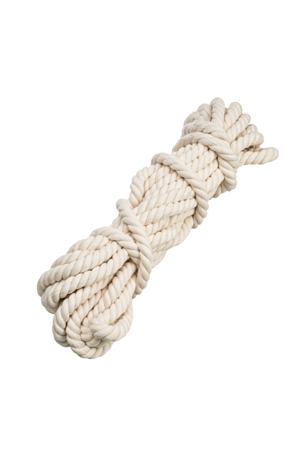 Веревка х/б, D 12 мм, L 11 м, крученая, 299 кгс Сибртех