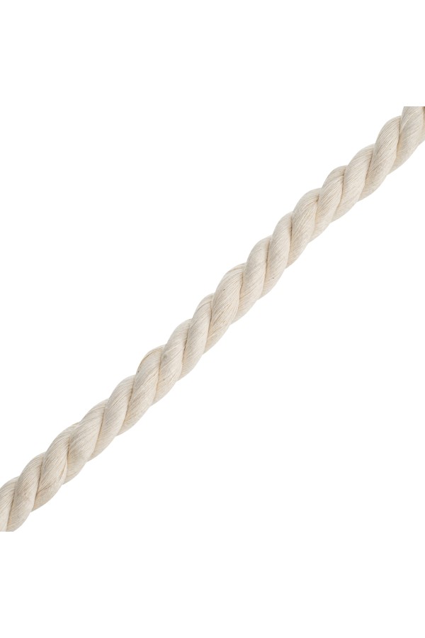 Веревка х/б, D 12 мм, L 11 м, крученая, 299 кгс Сибртех