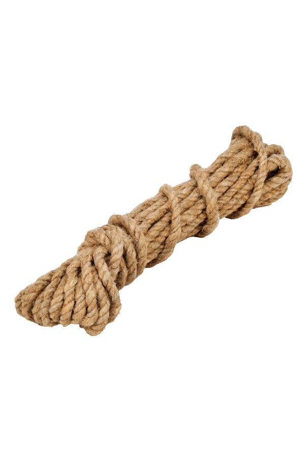Веревка льнопеньковая, D 10 мм, L 10 м, крученая Сибртех