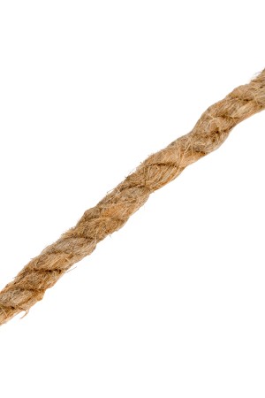 Веревка льнопеньковая, D 10 мм, L 10 м, крученая Россия Сибртех