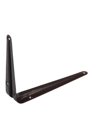 Кронштейн угловой с ребром, 150 х 200 мм, коричневый Сибртех