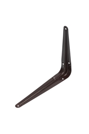 Кронштейн угловой с ребром, 150 х 200 мм, коричневый Сибртех