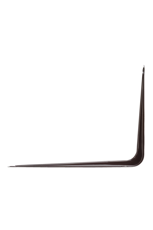 Кронштейн угловой с ребром, 150 х 200 мм, коричневый Сибртех