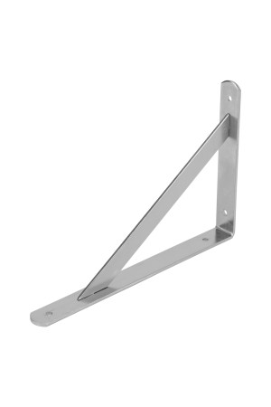 Кронштейн усиленный, 300 х 200 х 30 х 4 мм, оцинкованный Сибртех