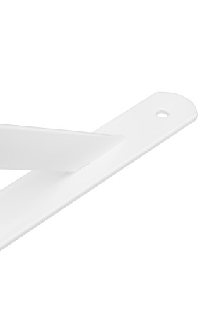 Кронштейн усиленный, 250 х 200 х 30 х 4 мм, белый Сибртех