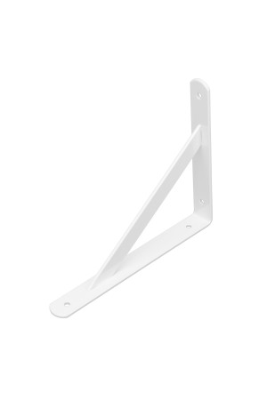 Кронштейн усиленный, 250 х 200 х 30 х 4 мм, белый Сибртех