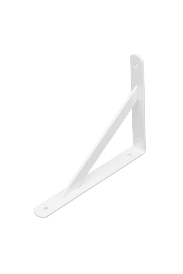 Кронштейн усиленный, 250 х 200 х 30 х 4 мм, белый Сибртех